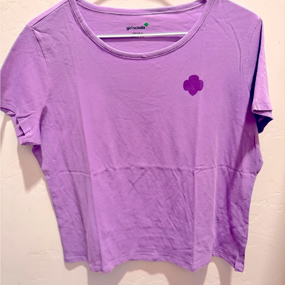 Girl Scout Violet Classic Trefoil T-Shirt
